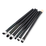 Pro 6PCS Eyeshadow Makeup Brushes Kit Foundation Eyeshadow Eyeliner Eye Make Up Brush Set Pincel Maquiagem for Women