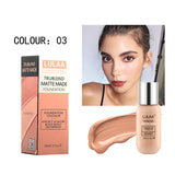 Womens Makeup Liquid Foundation Matte Long Wear Soft Oil Control BB CC Concealer Cream Sun Block Natural Korean Cosmetics