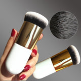Luxury Frosted Gold Makeup Brush Soft Foundation Brush Powder Cosmetic Tools For Women Beauty Brochas Maquillagem