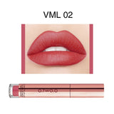 O.TWO.O Matte Lipstick Liquid Waterproof Long Lasting Velvet Lip Gloss Makeup Smooth Pigment Lip Tint Red Lips Cosmetics