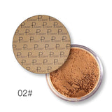 Pudaier Makeup Face Loose Powder For Women Dark Skin Long Lasting Whitening Bronzer Contour Nude Base Foundation Setting Powder