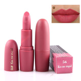 New MISS ROSE Lipstick Matte Waterproof Velvet Lip Stick 18 Colors Sexy Red Brown Pigments Makeup Matte Lipsticks Beauty Lips