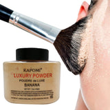 Women Banana Loose Powder 1.5 Oz Whitening Oil Control Luxury Face Powder Foundation Beauty Makeup Highlighter Long Lasting