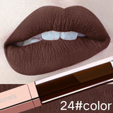 24 Color Make Up Liquid Lipstick Waterproof Mate Red Lip Long Lasting Ultra Matte Lip Gloss Black Blue Nude Lipstick