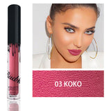 BUD K Brand liquid Kyliejenner lipstick glitter Sexy Color waterproof Long Lasting mate gloss pen Make up red matte lip baton