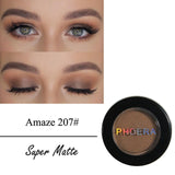 PHOERA 12 Colors Matte Eye Shadow Powder Pigment Nude Long Lasting Bright Eyeshadow Makeup Water-Resistant for Winter TSLM1