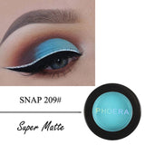 PHOERA 12 Colors Matte Eye Shadow Powder Pigment Nude Long Lasting Bright Eyeshadow Makeup Water-Resistant for Winter TSLM1