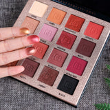 Beauty Glazed Charming Eyeshadow 16 Colors Natural Matte Pearlescent Eye Shadow Palette Makeup Beauty Cosmetic Powder TSLM1