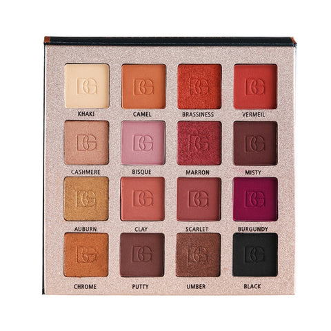 Beauty Glazed Charming Eyeshadow 16 Colors Natural Matte Pearlescent Eye Shadow Palette Makeup Beauty Cosmetic Powder TSLM1