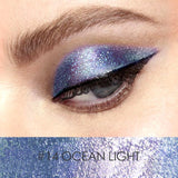 FOCALLURE 14 Colors Liquid Pigment Eyeshadow Ocean Light Waterproof Glitter Shimmer Highlighter Brighten Makeup Liquid Eyeshadow