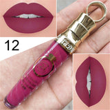 New!!Make Up Lips Matte Liquid Lipstick Waterproof Long Lasting Sexy Pigment Nude Glitter Style Lip Gloss Beauty Red Lip Tint