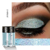Shiny Ray Holographic Sequins Glitter Shimmer Pigment Eye Shadow Tattoo Lip Nail Body Glitter Festival Party Eye Makeup TSLM1