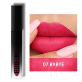 BUD K Brand liquid Kyliejenner lipstick glitter Sexy Color waterproof Long Lasting mate gloss pen Make up red matte lip baton