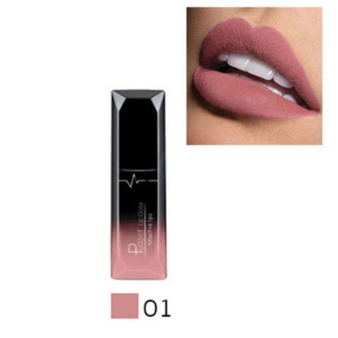 Hot Sales Waterproof Nude Matte Velvet Glossy Lip Gloss Lipstick Lip Balm Sexy Red Lip Tint 21 Colors Women Fashion Makeup Gift