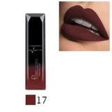 Hot Sales Waterproof Nude Matte Velvet Glossy Lip Gloss Lipstick Lip Balm Sexy Red Lip Tint 21 Colors Women Fashion Makeup Gift